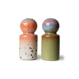 Overview image: 70's ceramics, peper&salt jar